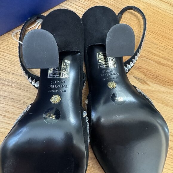 Stuart Weitzman Gemcut Xcurve 100 Slingback Pumps - Picture 4 of 4